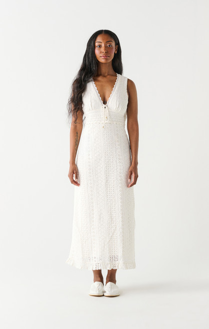 Eyelet Maxi Dress