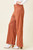 Mystree Faux Suede Straight Pants Cinnamon