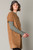 Yest Faux Suede Phiene Tunic Dress Camel