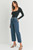 Just Black Denim High Rise Utility Pocket Wide Leg Jeans Dark Denim