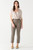 Dex Houndstooth Plaid Pants Brown