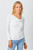 Mystree Modal Knotted Neck Top White