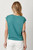 Mystree Cinch Front Top Teal