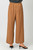 Mystree Textured Wide Leg Pants Brown