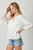 Mystree White Embroidered Peasant Top