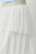 Mystree Ruffle Tulle Skirt Ivory