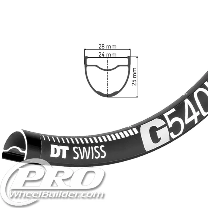 DT Swiss G 540 Disc Brake Rim 29in, 27.5in | ProWheelBuilder