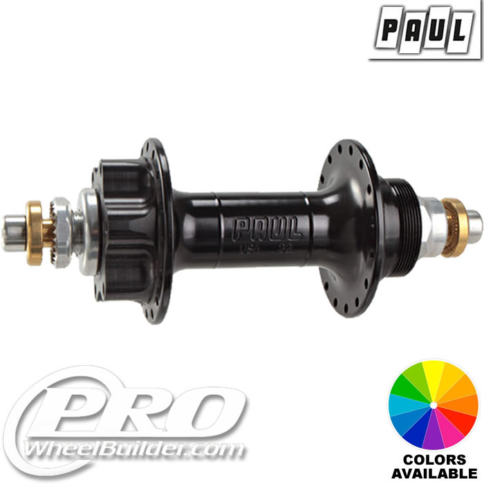 Paul Single Speed 6 Bolt Disc Word Rear Hub, 10x135 | PWB