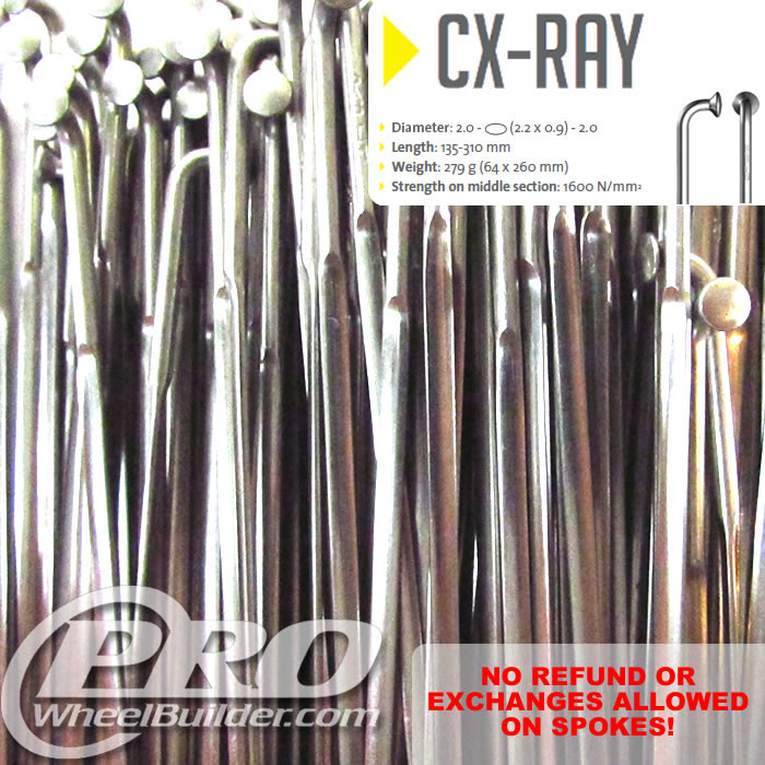 Sapim CX RAY J Bend Bladed 14|21|14g - 2.2|0.9mm | PWB