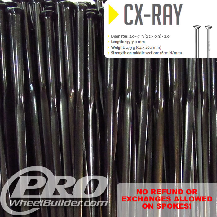 Sapim CX RAY Straight Pull Bladed 14|21|14g | PWB