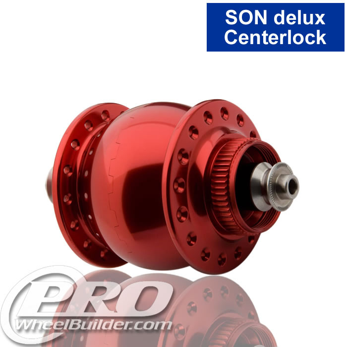 Son Dynamo SON Delux Centerlock Disc Hub, 5x100, 390g | PWB