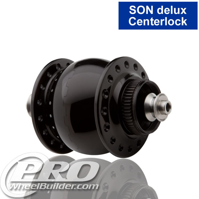 Son Dynamo SON Delux Centerlock Disc Hub, 5x100, 390g | PWB