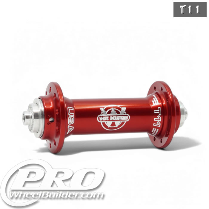 White Industries T11 Front Hub, 5x100, 97g | ProWheelBuilder