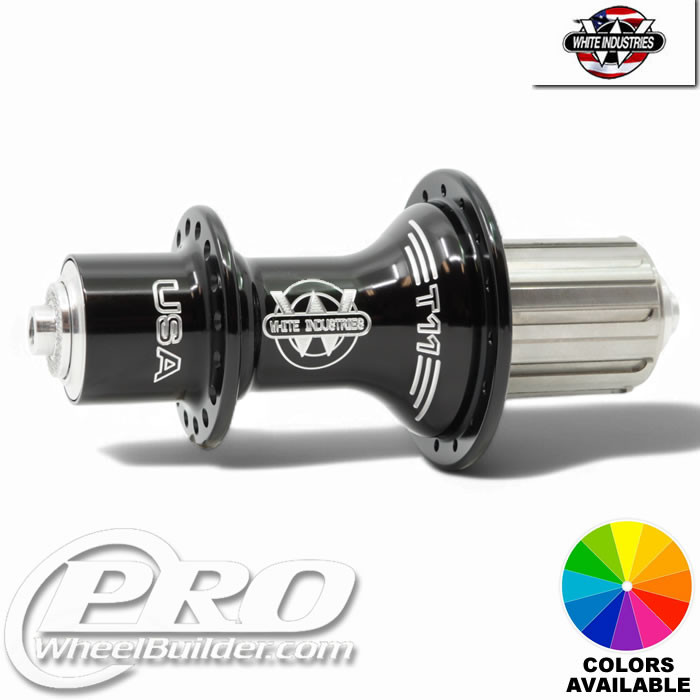 White Industries T11 Rear Hub, 5x130, 252g | ProWheelBuilder