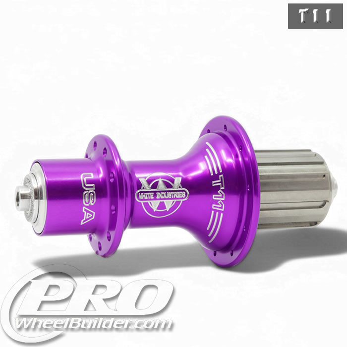 White Industries T11 Rear Hub, 5x130, 252g | ProWheelBuilder