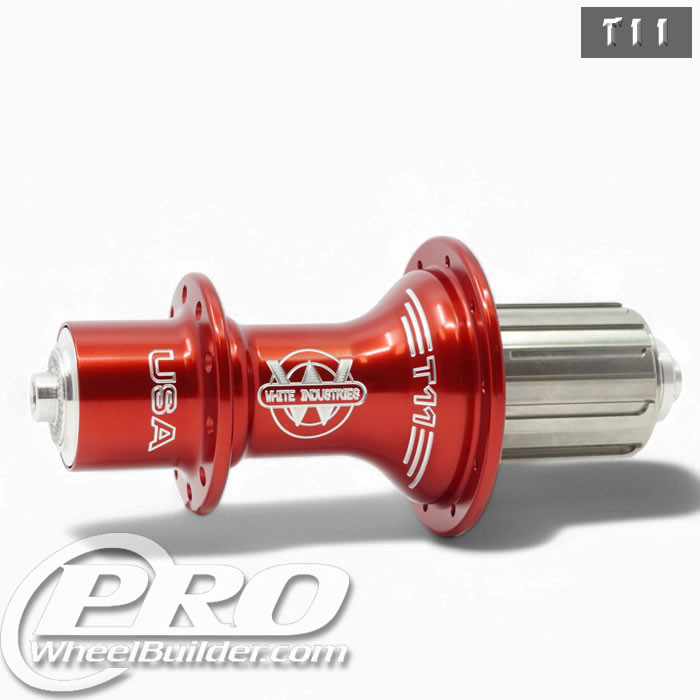 White Industries T11 Rear Hub, 5x130, 252g | ProWheelBuilder