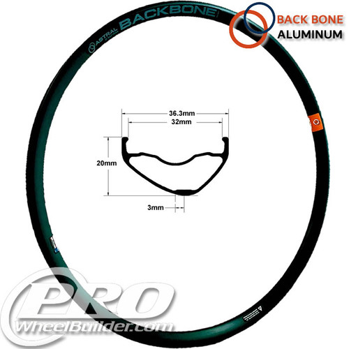 Astral Back Bone Aluminum Rim