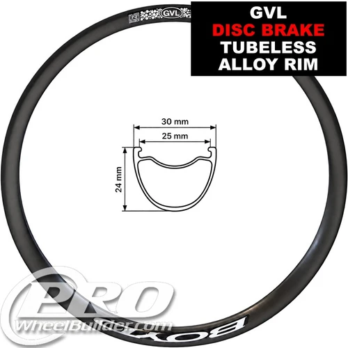 Boyd GVL Clincher Tubeless Disc Rim
