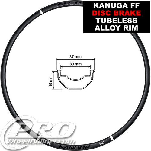 Boyd Kanuga Clincher Tubeless Disc Rim