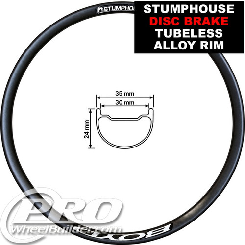 Boyd Stumphouse Clincher Tubeless Disc Rim