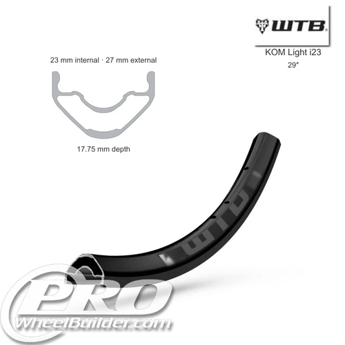 WTB KOM Light TCS I 23 Rim