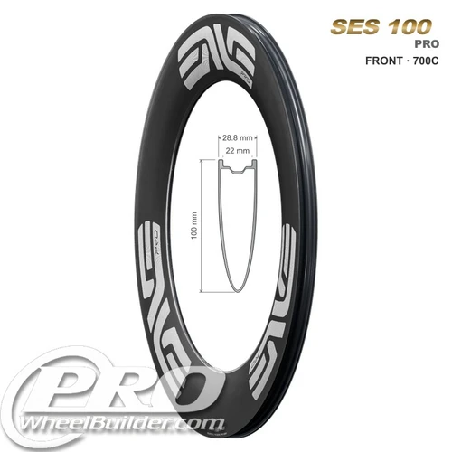 ENVE SES 100 Pro Disc Front Clincher Rim
