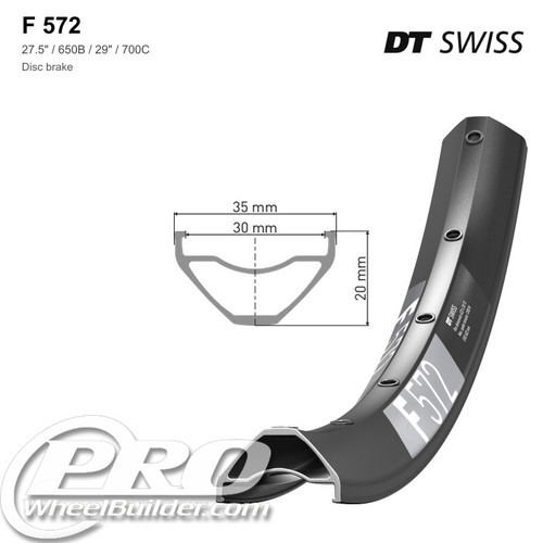 DT Swiss F 572 Disc Brake Rim