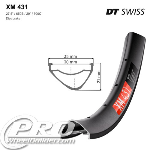 DT Swiss XM 431 Disc Brake Rim