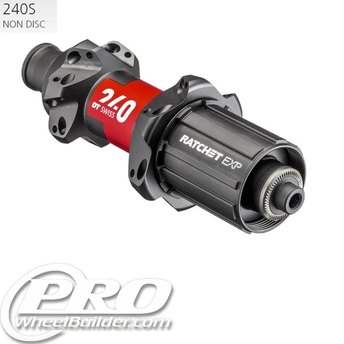 DT Swiss 240 2020 + Straight Pull Rear Black Hub