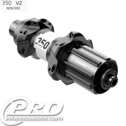 DT Swiss 350 2021 + Straight Pull Rear Black Hub