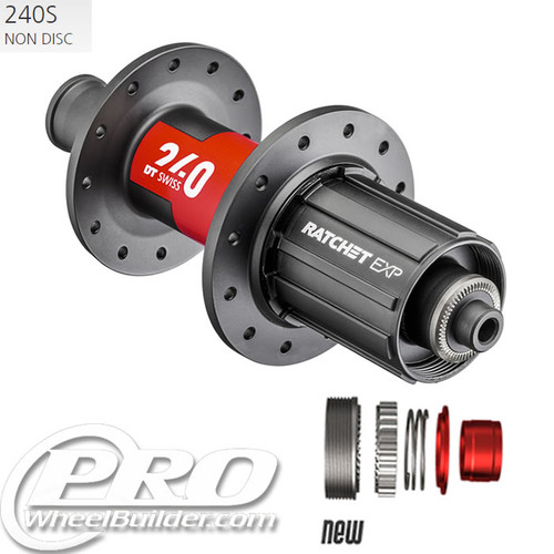 DT Swiss 240 2020 + Rear Black Hub