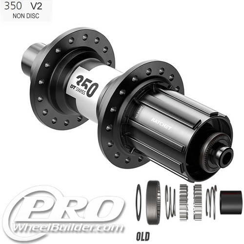 DT Swiss 350 2021 + Rear Black Hub