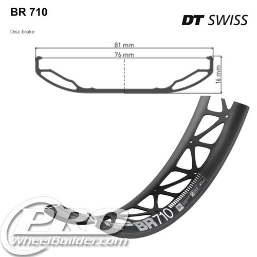 DT Swiss BR 710 Disc Brake Rim