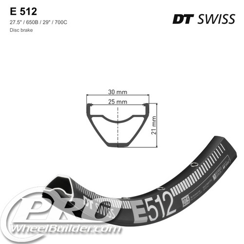DT Swiss E 512 Disc Brake Rim