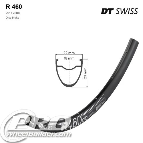 DT Swiss R 460 Disc Brake Rim