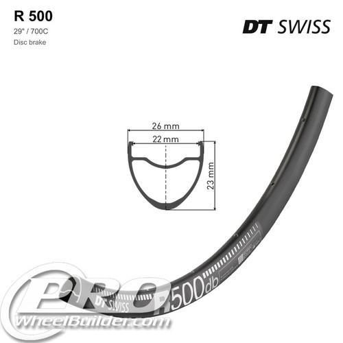 DT Swiss R 500 Disc Brake Rim