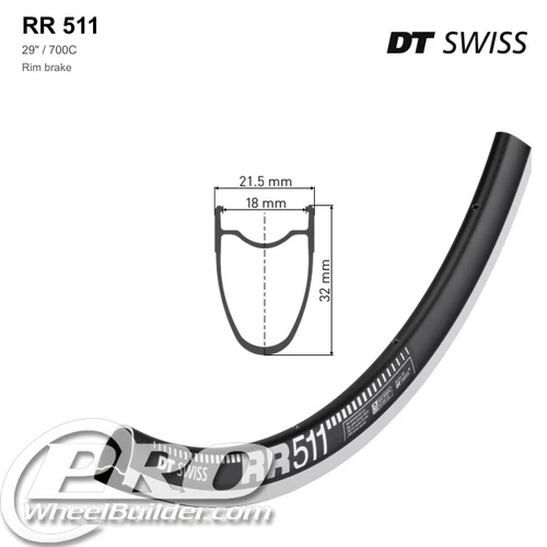 DT Swiss RR 511 Rim Brake Rim