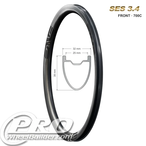 ENVE SES 3.4 2022 Disc Front Clincher Rim
