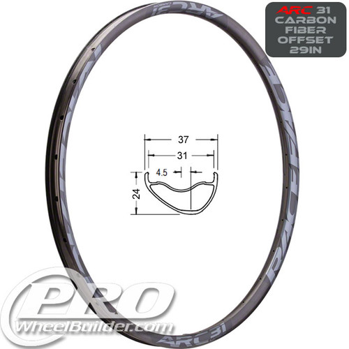 Race Face ARC Carbon Fiber Offset 31 Rim
