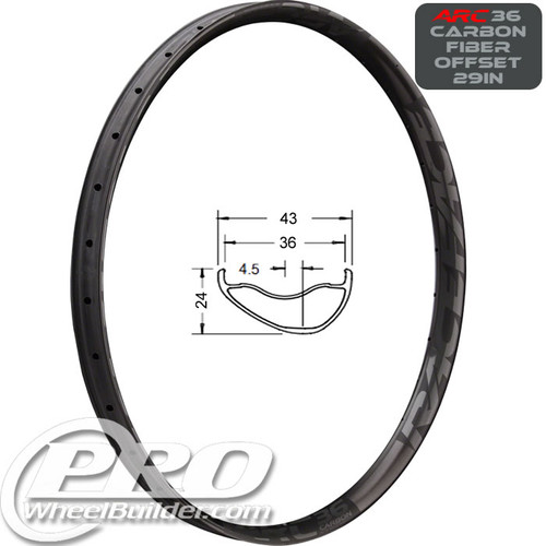Race Face ARC Carbon Fiber Offset 36 Rim