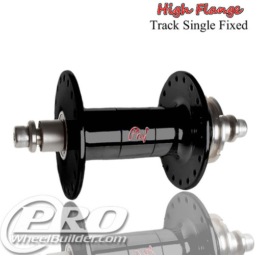 Phil Wood Track High Flange Single Fixed Rear Hub