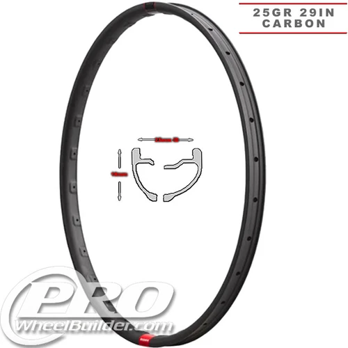 Reserve 25 GR Carbon Fiber Clincher Rim