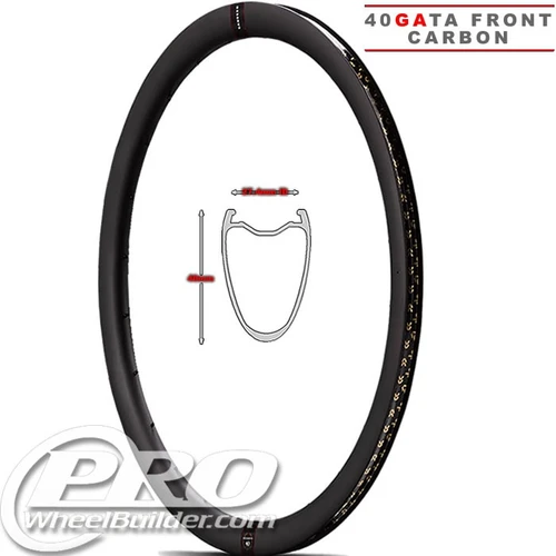 Reserve 40 GR Front Carbon Fiber Clincher Rim