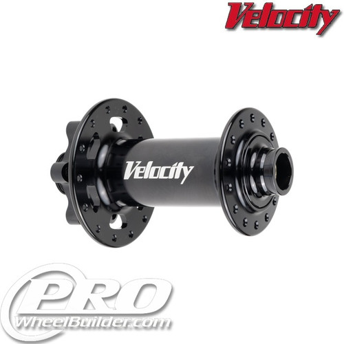 Velocity Race Front Black ISO 6 Bolt Disc Hub