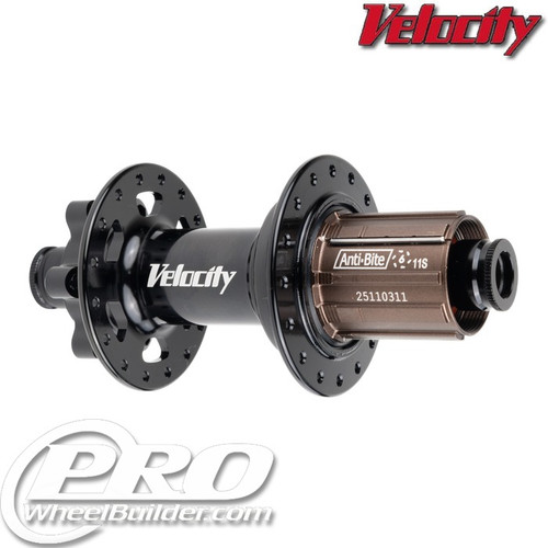 Velocity Race Rear Black ISO 6 Bolt Disc Hub