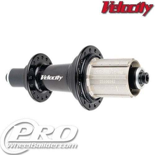 Velocity Race Road Rear Black Hub