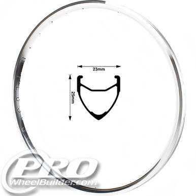 H Plus Son Archetype Rim 700c, 17.6mm inner, 25mm deep | PWB