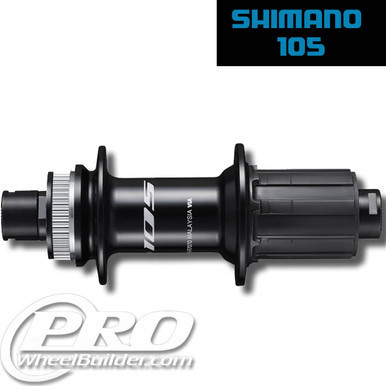 Shimano 105 FH R7070 Centerlock Disc Black Rear Hub | PWB