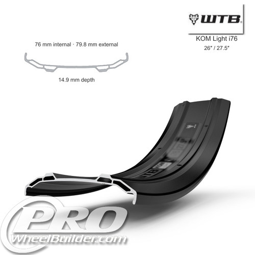 WTB KOM LIGHT TCS I 76 RIM
