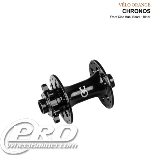 VELO ORANGE CHRONOS BOOST FRONT ISO 6 BOLT DISC HUB